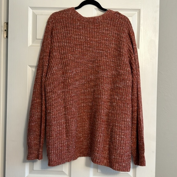 Women's Rust Cardigan Sweater - Picture 2 of 7